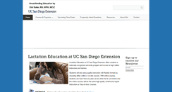 Desktop Screenshot of breastfeeding-education.com